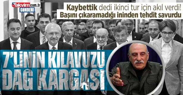 Terör örgütü PKK elebaşı Duran Kalkan'dan 7'li koalisyona ikinci tur aklı! Eylem tehditleri savurdu...