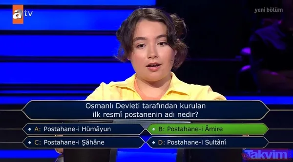 "Kim Milyoner Olmak İster?"de heyecan dolu anlar: Yarışmacı iki şık arasında kaldı! O soruda risk aldı mı? - 3