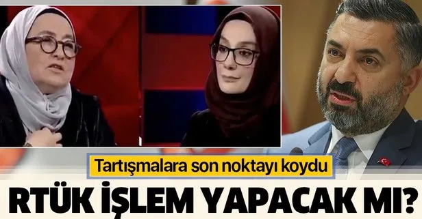 RTÜK Başkanı Ebubekir Şahin’den Sevda Noyan’ın Ülke TV’deki sözlerine ilişkin açıklama: Gereği yapılacaktır