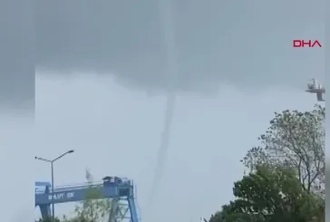 Ordu'da denizde hortum çıktı!
