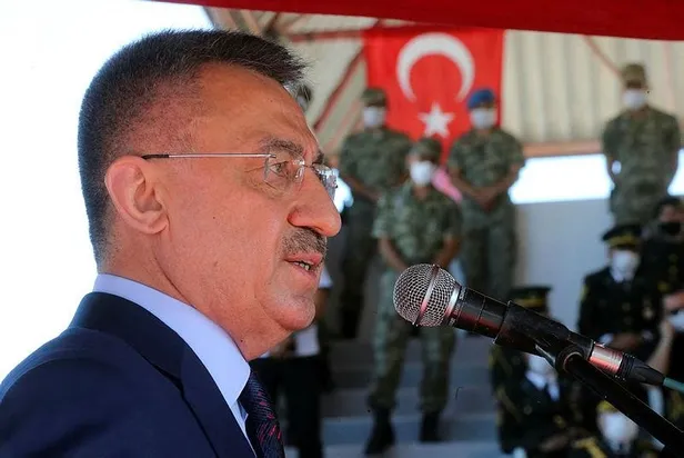 Cumhurbaşkanı Yardımcısı Fuat Oktay Kıbrıs Barış Harekatı'nın 46'ncı yıl dönümü törenlerine katıldı-9