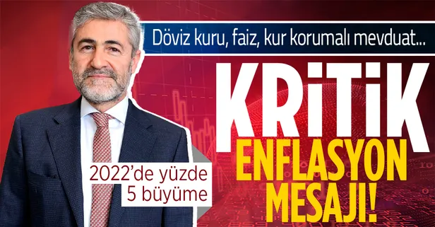 SON DAKİKA! Hazine ve Maliye Bakanı Nureddin Nebati'den flaş döviz kuru ve enflasyon açıklaması