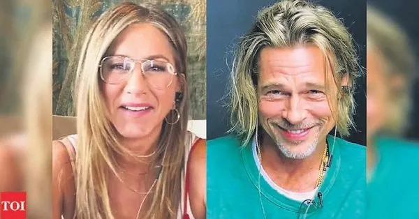 jennifer aniston ile brad pitt ten tatli sohbet takvim