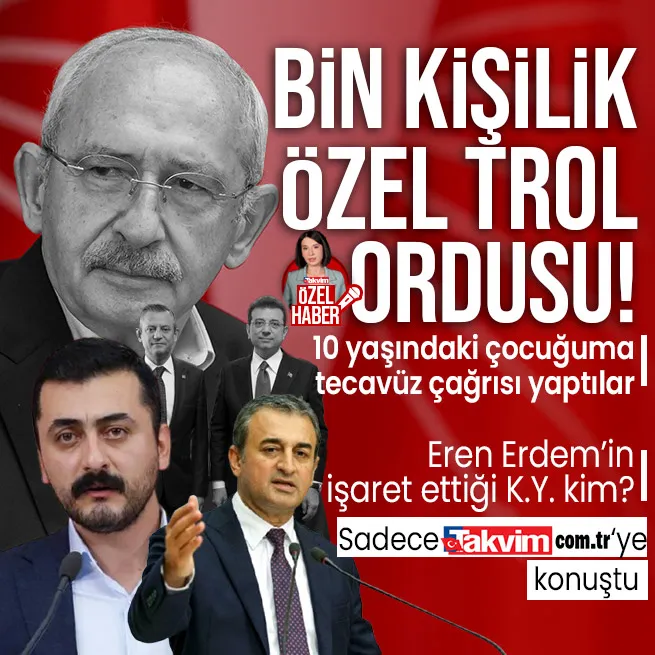 Burhanettin Bulutun trol hesabını deşifre eden Eren Erdemden takvim.com.trye özel açıklama: Bine yakın hesap CHP tarafından fonlanıyor!