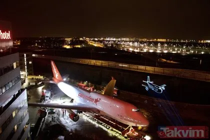 Hollanda o Türkleri konuşuyor | Hollanda’da otel bahçesine konulacak uçağın transferi tamamlandı