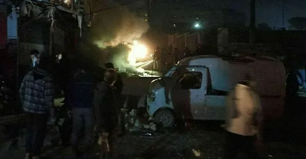 Tel Rıfat’ta yuvalanan YPG/PKK’lı teröristlerden Afrin’e füzeli saldırı!