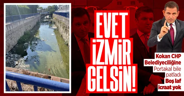İzmir'deki 'koku ve kirlilik' CHP yandaşı Fatih Portakal'ı bile patlattı: Yazık! Laf boş görüntü gerçek
