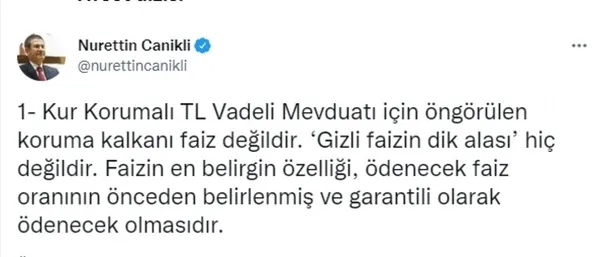 Muhalefetin "Gizli faizin dik alası” eleştirilerine AK Parti'den net cevap: Kur Korumalı TL Vadeli Mevduat faiz değil sigorta!-3
