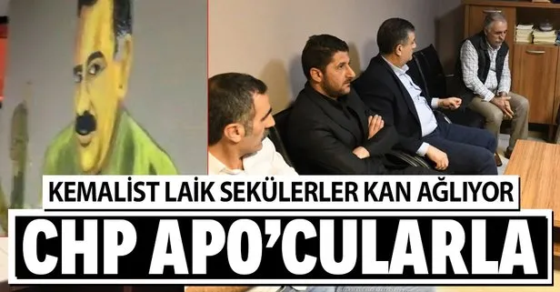 CHP’li Esenyurt Belediye Başkanı Kemal Deniz Bozkurt, teröristbaşı Öcalan’ın posterinin olduğu HDP İlçe Başkanlığı’nı ziyaret etmiş