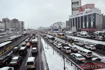 İstanbul’dan kar manzaraları: Kartpostallık görüntüler