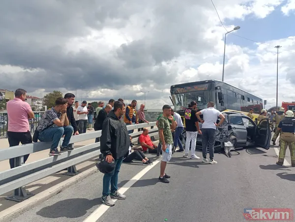 SON DAKİKA: İstanbul Yenikapı'da İETT otobüsü çok sayıda araca çarptı! Yaralılar var - 3