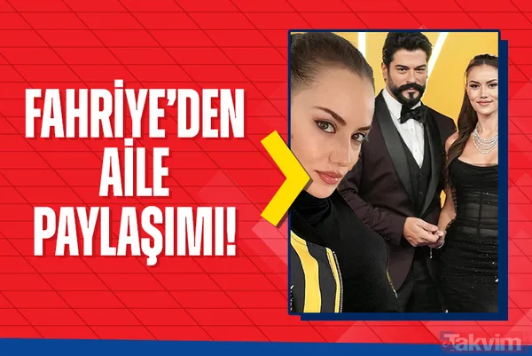 Fahriye Evcen’den çekirdek aile paylaşımı! Oğlunun doğum gününden paylaştı! “Fotoğrafta 3 tane Burak Özçivit var” - 1