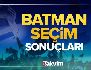 Batman seçim sonuçları! 31 Mart 2024 Batman yerel seçim sonucu ve oy oranları! Batman kim kazandı?