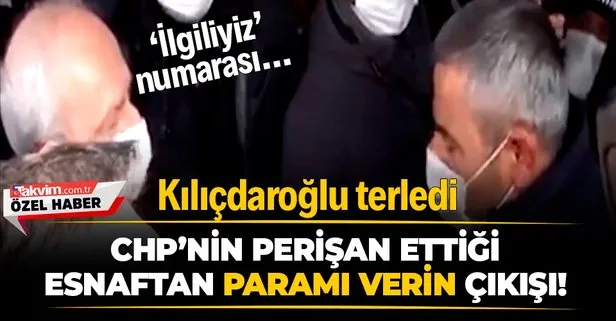 Kırşehir’de CHP’nin perişan ettiği esnaftan Kemal Kılıçdaroğlu’na ’paramı verin’ çıkışı!