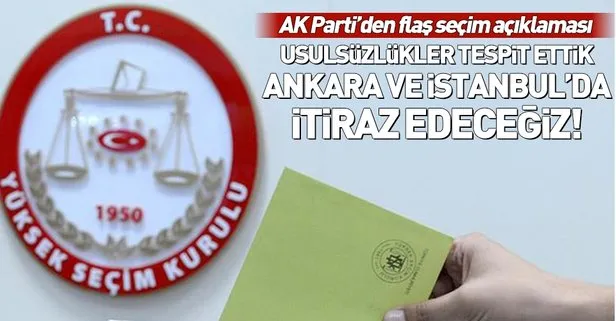 Son dakika: AK Parti’den flaş seçim açıklaması
