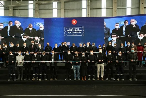 Başkan Erdoğan'dan Batı Kipaş Kağıt Fabrikası Açılış Töreni'nde önemli açıklamalar-4