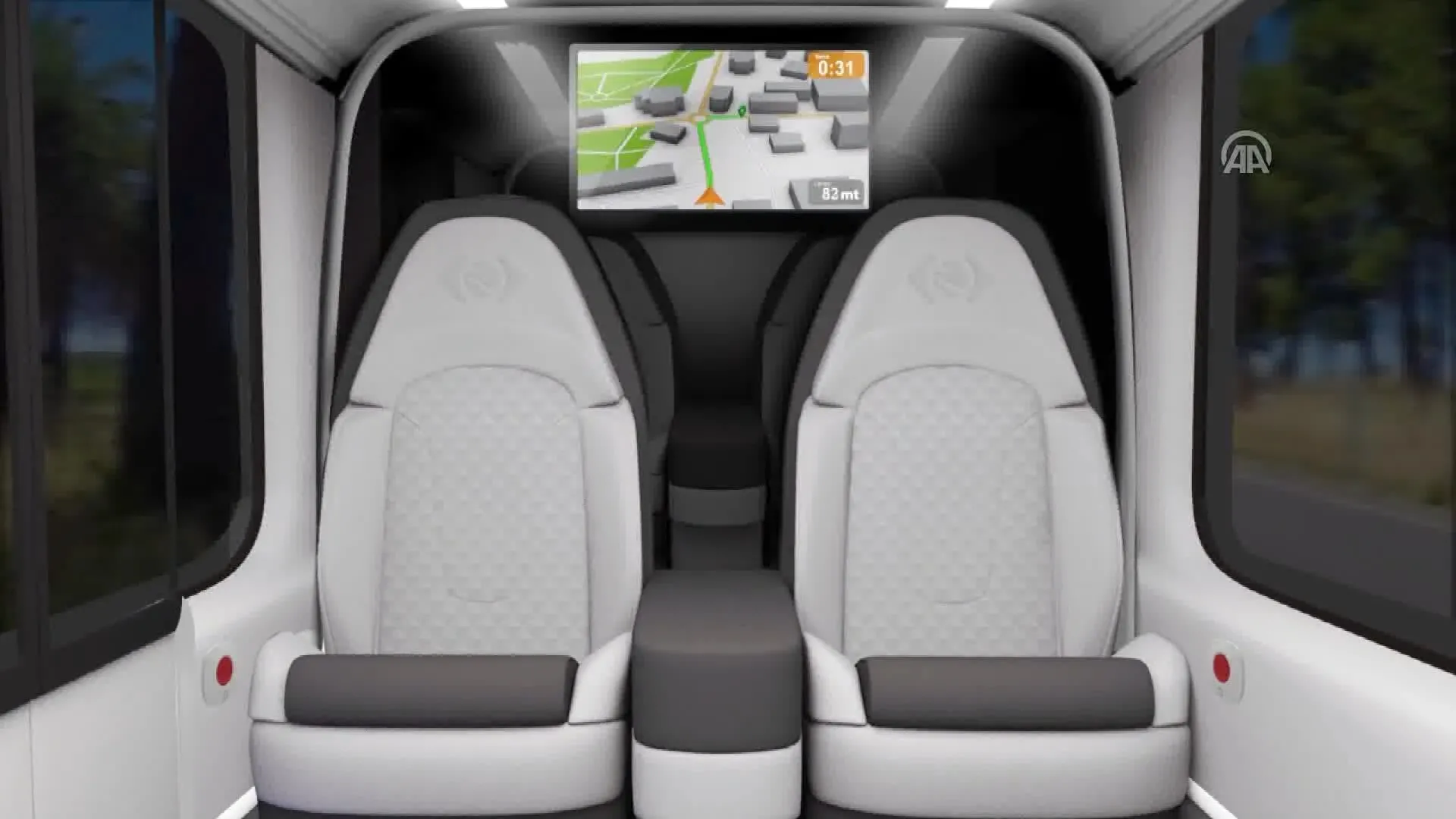 Yerli sürücüsüz elektrikli araç gün yüzüne çıktı - 13