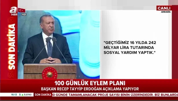 Erdoğan'dan emeklilere müjde!