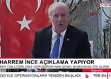 Halk TV'den Muharrem İnce'ye sansür! Konuşmasını yarıda kestiler...