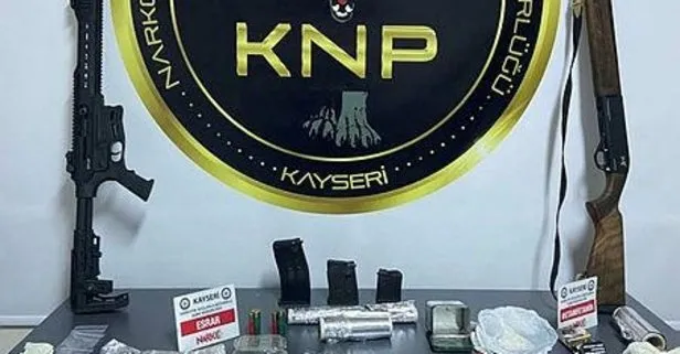 Kayseri’de uyuşturucu satıcılarına operasyon!  33 gözaltı