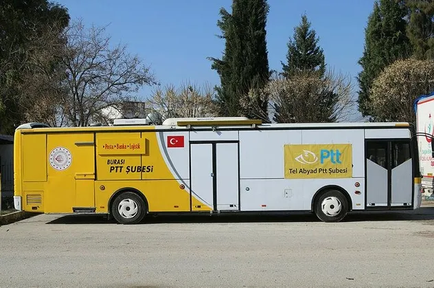 Tel Abyad'da Mobil PTT şubesi açıldı