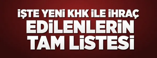 2 yeni KHK yayınlandı-1