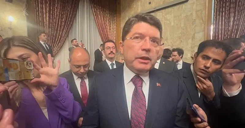 Adalet Bakanı Tunç, yeni yasama yılı resepsiyonunda gazetecilerin sorularını yanıtladı (Takvim.com.tr | Foto Arşiv)