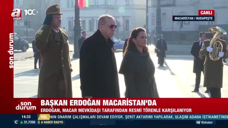 Başkan Erdoğan Macaristan'da!