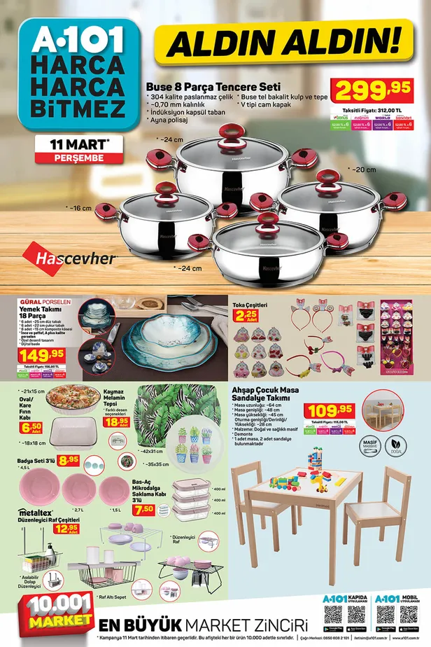 A101 aktüel ürünler kataloğu 11 Mart 2021 yine dopdolu! A101 Aldın Aldın’da Redmi 9 cep telefonu kampanyası!-6