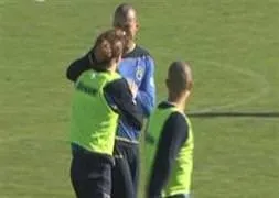 Fenerbahçe idmanında kavga