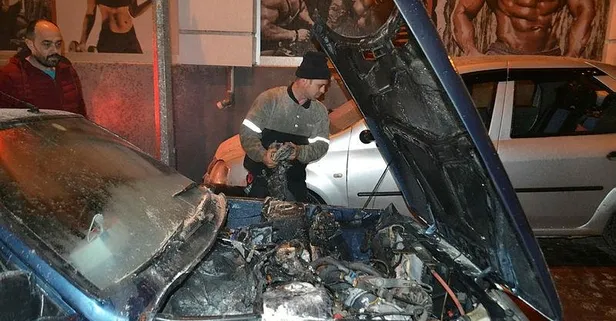 Tekirdağ'da aracı yanan adamın sözleri yürek yaktı! "Garibin bir arabası vardı, şimdi o da yok"