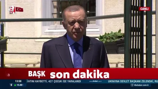 SON DAKİKA: Başkan Recep Tayyip Erdoğan'dan cuma çıkışı önemli açıklamalar: Avrupa'ya PKK-YPG tepkisi! Finlandiya ve İsveç'in NATO'ya başvurusu