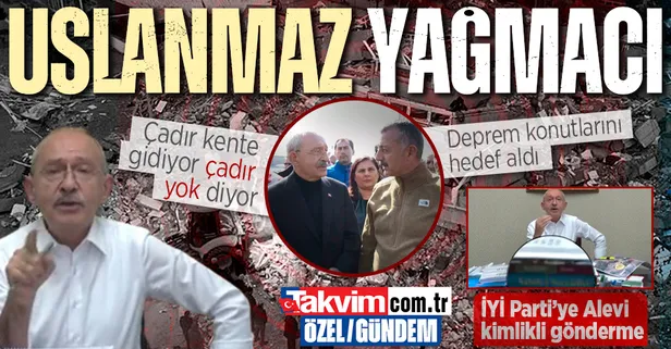 Kılıçdaroğlu'ndan yeni siyasi yağmacılık! Deprem konutlarını hedef aldı, çadır kent ziyaret edip 'çadır yok' yalanı söyledi