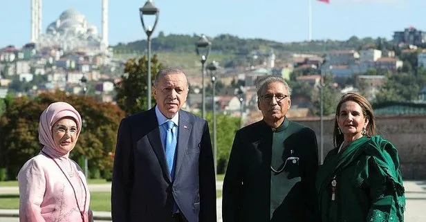 Son dakika: Başkan Erdoğan, Pakistan Cumhurbaşkanı Arif Alvi ile görüştü