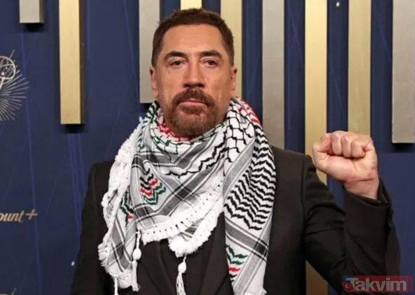 Filistin Kefiyesiyle Geldi Gazze'deki Soykırıma Tepki Gösteren İsimlerden Birisi De İspanyol Oyuncu Javier Bardem Oldu. Oscar Ödüllü İspanyol Sinema Oyuncusu...