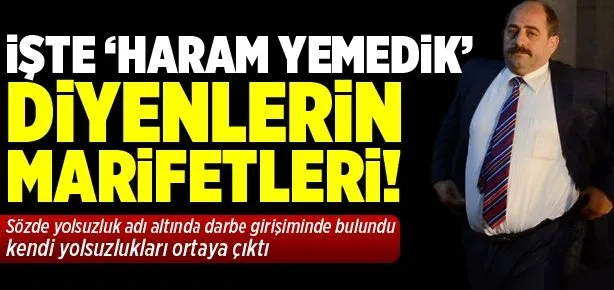 Kendi yolsuzlukları tek tek ortaya döküldü