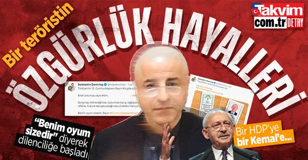 Selahattin Demirtaş'ın 'özgürlük' hayalleri! "Benim oyum sizedir" diyerek dilenciliğe başladı: "Bir HDP'ye bir Kemal Kılıçdaroğlu'na"