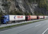 Sarp Sınır kapısında tır kuyruğu
