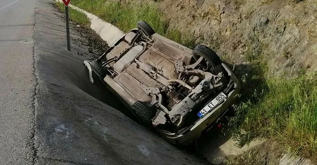 Çanakkale’de feci kaza! Kontrolden çıktı takla attı