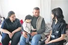 Depremde kurtardıkları bebek şimdi 2 yaşında
