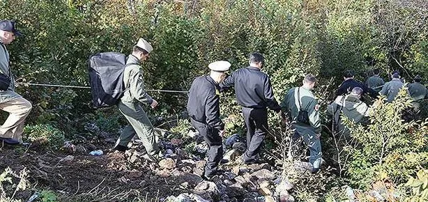 Düşen helikopterin enkazında inceleme yapılıyor