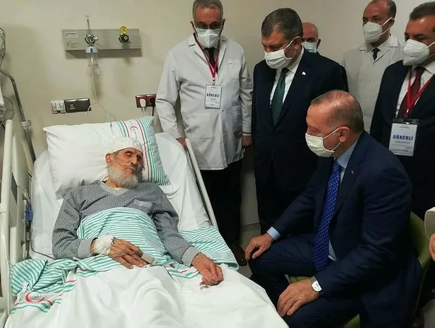 Başkan Erdoğan’dan şehit polis Fethi Sekin’in babasına ziyaret