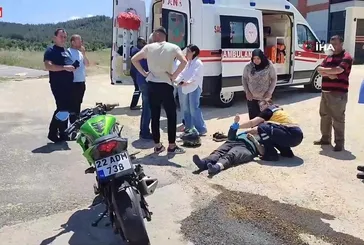 Edirne’de motosiklet kazası: 1 yaralı
