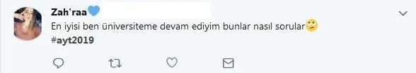 YKS AYT sınavı zor muydu, kolay mıydı? AYT soruları ve Twitter yorumları! Sınavınız nasıl geçti?-9