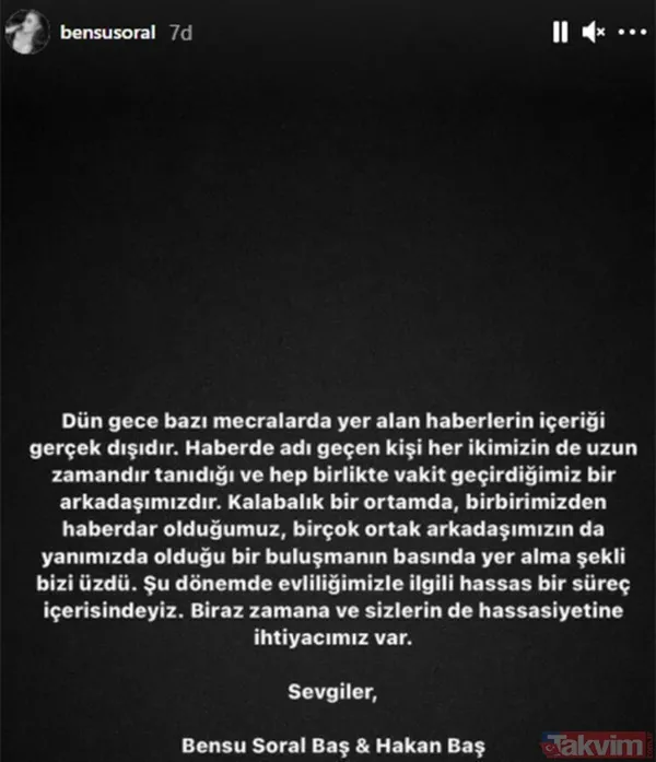 Bensu Soral ile eşi Hakan Baş boşanacak mı sorusu sonunda yanıt buldu! Bensu Soral ile Hakan Baş kararını verdi - 7