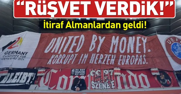 Alman taraftarlar: Federasyonumuz UEFA'ya rüşvet verdi