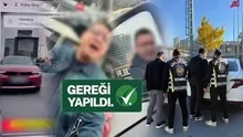 Kağıthane'de trafiği birbirine katan maganda için gereği yapıldı