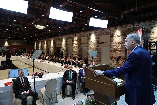Başkan Erdoğan "Ulusal Risk Kalkanı Modeli" toplantısında açıkladı: "Cumhurbaşkanlığı bünyesine Afet Yönetimi Politikaları Kurulu'nu ekliyoruz"-9