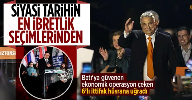 Macaristan’da Batı ve Soros destekli 6’lı ittifak sandığa gömüldü! Yurt dışından gelen desteğe güvenenler için ibretlik!