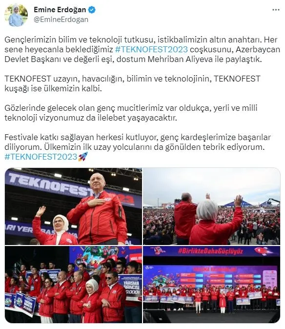 emine-erdogandan-teknofest-paylasimi-ulkemizin-kalbi-teknofest-kusagidir-1682778644610.jpeg Emine Erdoğan’dan TEKNOFEST paylaşımı: "Ülkemizin kalbi TEKNOFEST kuşağıdır"-1